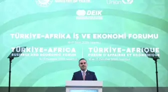 Sanayi ve Teknoloji Bakanı Kacır, Türkiye-Afrika İş ve Ekonomi Forumu'nda konuştu Açıklaması