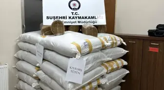 Sivas'ta 900 Kilogram Kaçak Tütün Ele Geçirildi