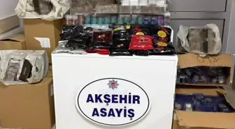 Konya'da Gümrük Kaçağı Sigara Operasyonu: 300 Bin TL Değerinde Malzeme Ele Geçirildi