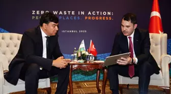 Bakan Kurum, Sıfır Atık Forumu kapsamında ikili görüşmelerde bulundu