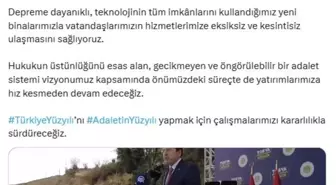 Adalet Bakanı Yılmaz Tunç, Adaletin Yüzyılını Güçlü Temeller Üzerine İnşa Ediyoruz