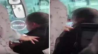 Otobüs şoförünü acımadan dövdü! İşte o anlar