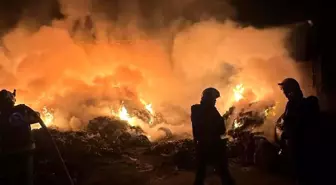 Denizli'deki Tekstil Fabrikasında Yangın