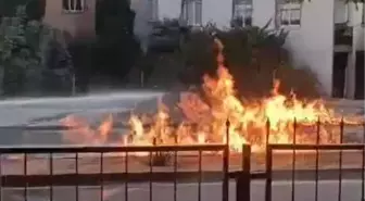 Mersin'de Doğal Gaz Sızıntısı Yangına Neden Oldu