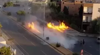 Mersin'de Doğal Gaz Sızıntısı ve Yangın: 2 Yaralı