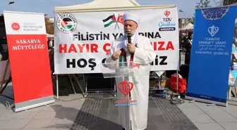 Sakarya'da Filistin Yararına Hayır Çarşısı Düzenlendi