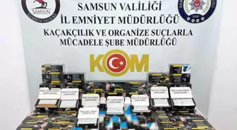 Samsun'da Polis Uyuşturucu ve Kaçak Ürünlere Operasyon Düzenledi