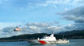 Trabzon'da Kaybolan Balıkçı İçin Arama Çalışmaları Devam Ediyor