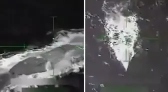 Donald Trump görüntüleri paylaştı! ABD denizaltıyı vurdu