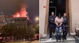 64 yaşındaki sevgilisinin içeri almadığı 21 yaşındaki kadın binayı ateşe verdi