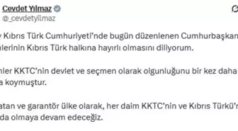 Cevdet Yılmaz: Anavatan olarak KKTC'nin yanında olmaya devam edeceğiz