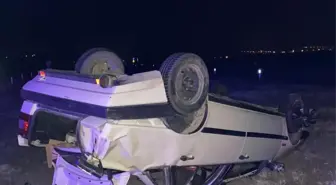 Edirne'de Devrilen Otomobilde 4 Kişi Yaralandı