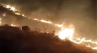 Konya'da Meralık Alanda Yangın