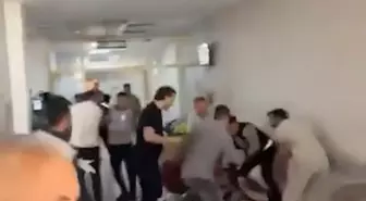 Hastanede Husumetli Aileler Arasında Kavga