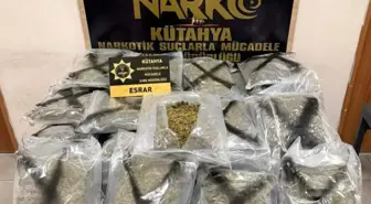 Kütahya'da Uyuşturucu Operasyonu: 33 Kilo Esrar Ele Geçirildi