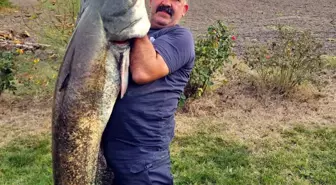 Tekirdağ'da Amatör Balıkçı 70 Kiloluk Yayın Balığı Yakaladı