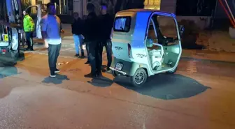 Bursa'da Elektrikli Treeporter Takla Attı: 1 Yaralı