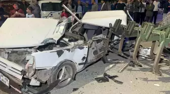 Adıyaman'da Otomobil ve Traktör Çarpıştı: 1 Yaralı