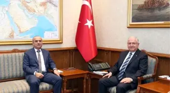 Bakan Güler Tacikistan'ın Ankara Büyükelçisi İmomi'yi kabul etti