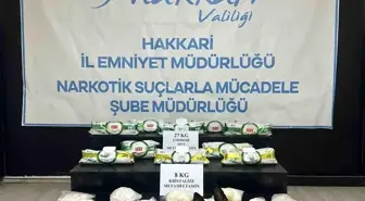 Hakkari'de 43,1 Kilogram Uyuşturucu Ele Geçirildi