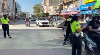 Hatay'da Motosiklet Sürücülerine Denetim