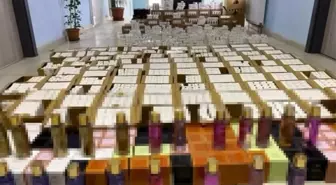 Tavşanlı'da 3 Bin 755 Şişe Gümrük Kaçağı Parfüm Ele Geçirildi
