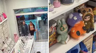 Popüler oyuncak çılgınlığı hırsızlığa dönüştü! O anlar kameraya yansıdı