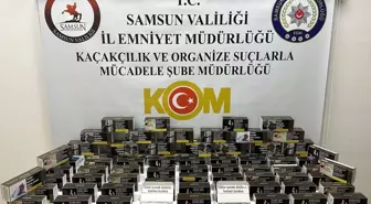 Samsun'da Kaçak Tütün Operasyonu: 15 Bin Makaron Ele Geçirildi