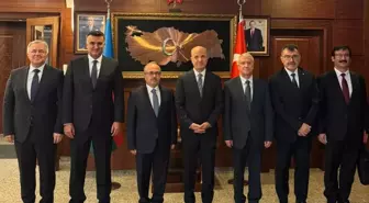 YÖK Başkanı Erol Özvar, Azerbaycan'da Büyükelçiliği Ziyaret Etti