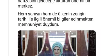 Emine Erdoğan'dan Kuveyt'te ziyaret ettiği Al-Salam Sarayı Müzesi'ne ilişkin paylaşım