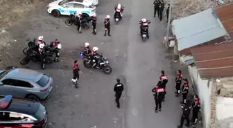 Erzurum'da Metruk Binalarda Dron Destekli Narkotik Kontrolü