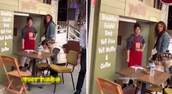 Farkında olmadan ünlü oyuncu Hazal Şenel'in resimlerini çekti