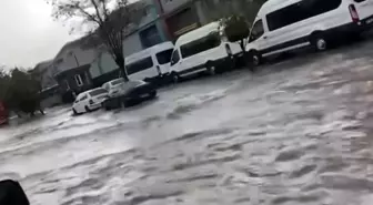 Gaziantep'te Etkili Sağanak Yağış Hayatı Olumsuz Etkiledi
