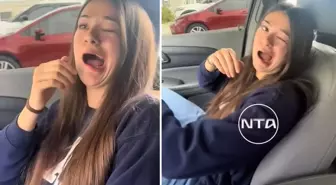 Genç kadının bir anda ağzı kaymaya başladı! Tek bir nedeni var