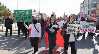 Ürgüp'te Gazze İçin Yürüyüş Düzenlendi
