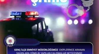 Bingöl'de Hırsızlık Suçundan Hapis Cezası Olan Şahıs Yakalandı