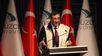 Cevdet Yılmaz'dan Düzce Üniversitesi'nde Fırsat Eşitliği Vurgusu