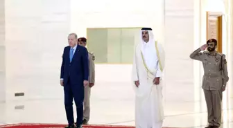 Cumhurbaşkanı Erdoğan, Katar Emiri Al Thani ile görüştü