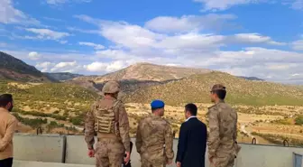 Dicle Kaymakamı Mustafa Atış askeri üs bölgesini ziyaret etti