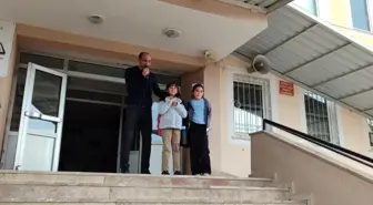 Erzincan'da ilkokul öğrencilerinin çevre duyarlılığı güvenlik kamerasında