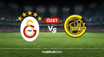 Galatasaray Bodo Glimt maç özeti ve golleri! (VİDEO) Galatasaray Bodo Glimt golleri izle! Golleri kim attı, maç kaç kaç bitti?