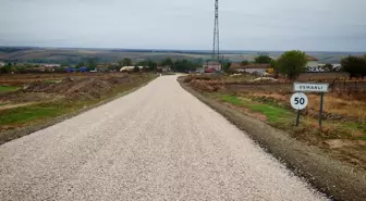 Havsa'nın Söğütlüdere ve Osmanlı Köyleri Arasındaki Yol Asfaltlandı