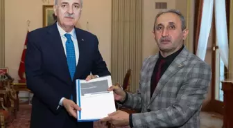 HÜDA PAR'lı Demir, DEDAŞ'a karşı toplanan imzaları Kurtulmuş'a teslim etti