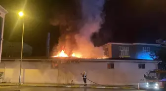 Nazilli'deki Okul Kantininde Yangın Çıktı