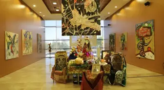 Alman Sanatçı Almut Wegner'in 'Kök ve Kozmos' Sergisi NEVÜ'de Açıldı