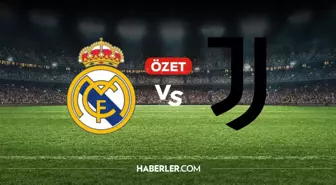 Real Madrid Juventus maç özeti ve golleri! (VİDEO) Real Madrid Juventus golleri izle! Golleri kim attı, maç kaç kaç bitti?