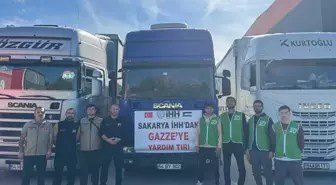 İHH'dan Gazze'ye Yardım Tırları Gönderildi