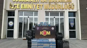 Doğubayazıt'ta Kaçak Sigara Operasyonu: 10 Bin Paket Ele Geçirildi