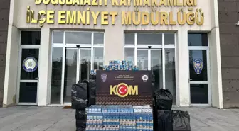 Ağrı'da Kaçakçılık Operasyonu: 10 Bin Paket Sigara Ele Geçirildi