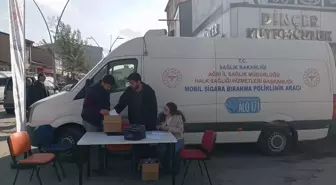 Ağrı'da Mobil Sigara Bırakma Poliklinik Aracı Hizmete Girdi